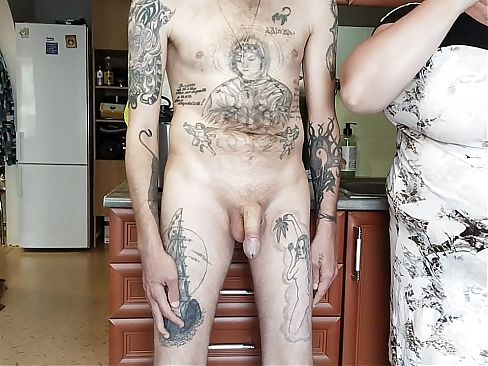 I flashed my cock to my stepmom and she began to jerk it off until I cum